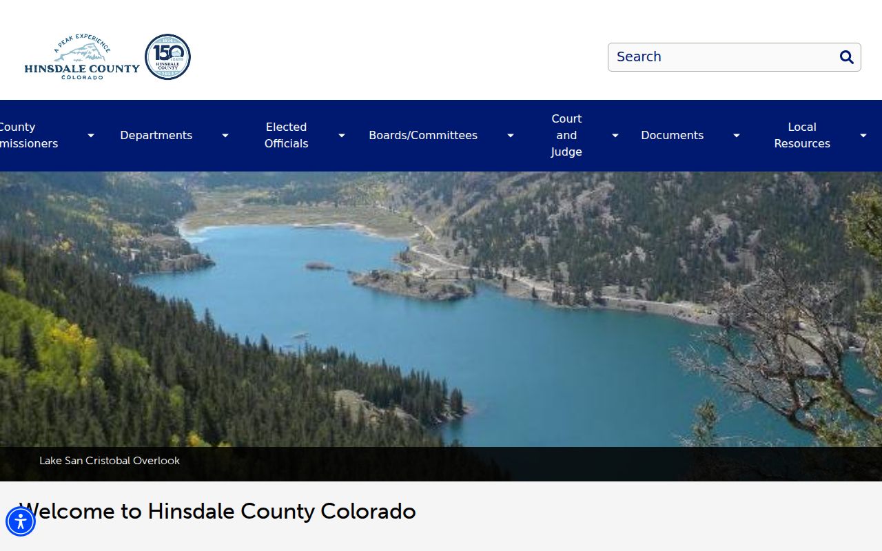 Hinsdale County court records county homepage
